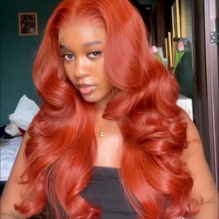 Burnt Orange Body Wavy